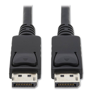 Tripp Lite DisplayPort Cable with Latches (M/M), 6 ft, Black View Product Image