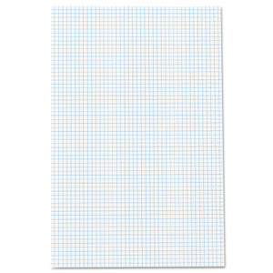 Ampad Quadrille Pads, Quadrille Rule (4 sq/in), 50 White (Standard 15 lb Bond) 11 x 17 Sheets View Product Image