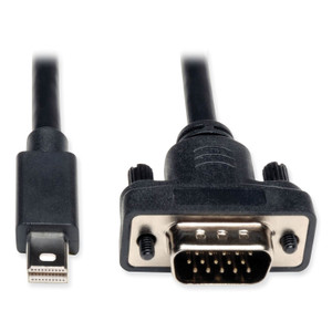Tripp Lite Mini DisplayPort to Active VGA Cable Adapter, 6 ft, Black (TRPP586006VGA) View Product Image