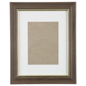 AbilityOne 7105014089957 SKILCRAFT Walnut Vinyl Frames, Certificate/Photo, 8.5 x 11, 12/Carton (NSN4089957) View Product Image