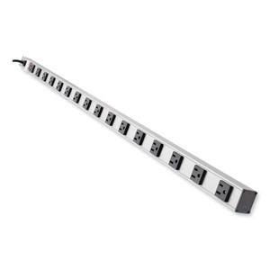 Tripp Lite by Eaton Vertical Power Strip, 16 Outlets, 15 ft Cord, Silver View Product Image