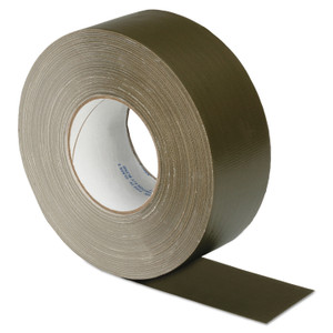 AbilityOne 7510000745100 SKILCRAFT Waterproof Tape - "The Original'' 100 MPH Tape, 3" Core, 2.5" x 60 yds, Olive Drab (NSN0745100) View Product Image