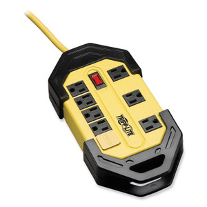 Tripp Lite Power It! Safety Power Strip with GFCI Plug, 8 Outlets, 12 ft Cord, Yellow/Black (TRPTLM812GF) View Product Image