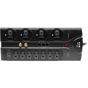 Tripp Lite series Protect It! Surge Suppressor - NEMA 5-15P - 12 x NEMA 5-15R - 1800 VA - 2880 J - 120 V AC Input Product Image 