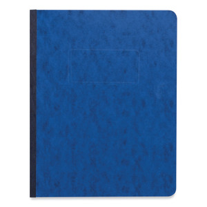 Universal Pressboard Report Cover, Two-Piece Prong Fastener, 3" Capacity, 8.5 x 11, Dark Blue/Dark Blue (UNV80573) View Product Image