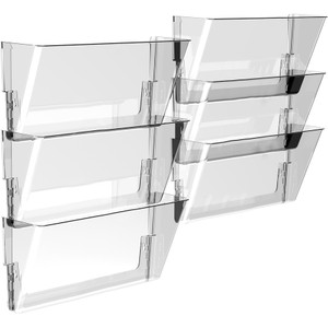 Storex Wall File, Letter Size, 13" x 4" x 7", Clear (STX70213U06C) View Product Image