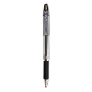 Zebra Jimnie Gel Pen, Stick, Medium 0.7 mm, Black Ink, Smoke Barrel, 12/Pack (ZEB44110) View Product Image