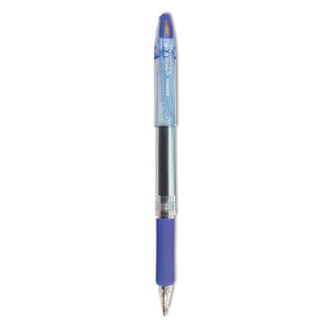 Zebra Jimnie Gel Pen, Stick, Medium 0.7 mm, Blue Ink, Smoke Barrel, 12/Pack (ZEB44120) View Product Image