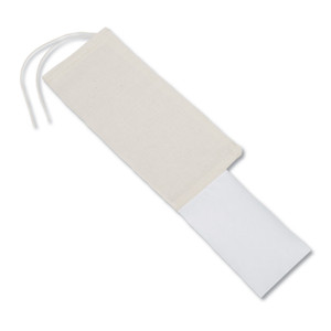 AbilityOne 8105001836982, SKILCRAFT Mailing Bag, Cotton, 4 x 9, Natural View Product Image