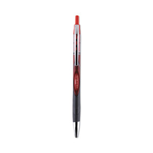Zebra Sarasa Dry Gel X30 Gel Pen, Retractable, Medium 0.7 mm, Red Ink, Red/Black/Silver Barrel, 12/Pack (ZEB47130) View Product Image
