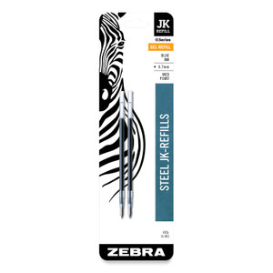 Zebra Refill for Zebra JK G-301 Gel Rollerball Pens, Medium Conical Tip, Blue Ink, 2/Pack View Product Image