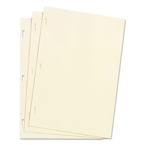 Wilson Jones Looseleaf Minute Book Ledger Sheets, 14 x 8.5, Ivory, Loose Sheet 100/Box (WLJ90130) View Product Image