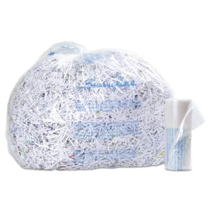 GBC Plastic Shredder Bags, 6-8 gal Capacity, 100/Box (SWI1765016) View Product Image