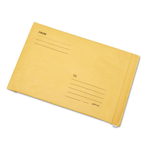 AbilityOne 8105002811436, SKILCRAFT Sealed Air Jiffy Mailer, #5, Paper Padding, Self-Adhesive Closure, 10.5 x 16, Golden Kraft, 100/Box View Product Image