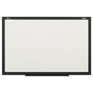 AbilityOne 7110016511289 SKILCRAFT Quartet Magnetic Porcelain Dry Erase Board, 72 x 48, White Surface, Black Aluminum Frame (NSN6511289) View Product Image