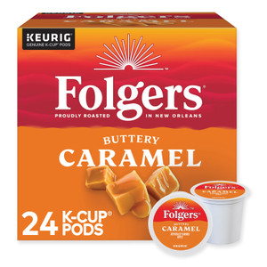 Folgers Buttery Caramel Coffee K-Cups, 24/Box (GMT6680) View Product Image