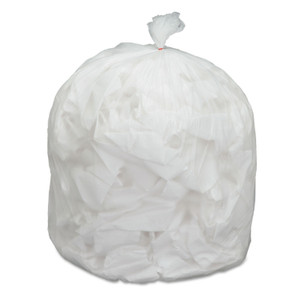 AbilityOne 8105015171344, SKILCRAFT High Density Trash Can Liner, 45 gal, 12 mic, 40" x 48", Natural, 250/Carton (NSN5171344) View Product Image