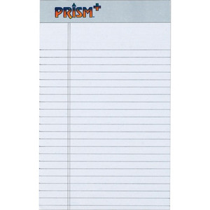TOPS Prism Plus Legal Pads - Jr.Legal - 50 Sheets - 0.28" Ruled - 16 lb Basis Weight - Jr.Legal - (TOP63060) Product Image 