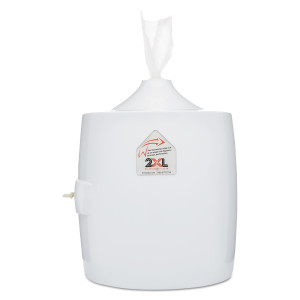 2XL Contemporary Wall Mount Wipe Dispenser, 11 x 11 x 13, White (TXLL82) View Product Image