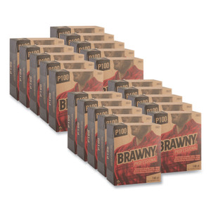 Brawny Professional Light Duty Paper Wipers, 2-Ply, 8 x 12.5, White, 148/Box, 20 Boxes/Carton View Product Image