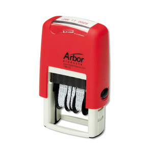 AbilityOne 7520013523019, SKILCRAFT Self Inking Line Dater, Black View Product Image