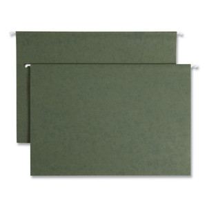 Smead Box Bottom Hanging File Folders, 2" Capacity, Legal Size, Standard Green, 25/Box View Product Image