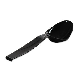 WNA Plastic Spoons, 9 Inches, Black, 144/Case (WNAA7SPBL) View Product Image