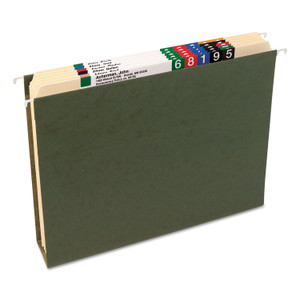 Smead Box Bottom Hanging File Folders, 2" Capacity, Legal Size, Standard Green, 25/Box (SMD65095) View Product Image