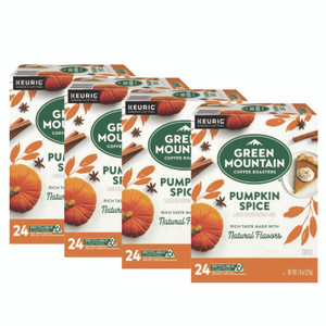 Green Mountain Coffee Fair Trade Certified Pumpkin Spice Flavored Coffee K-Cups, 96/Carton View Product Image