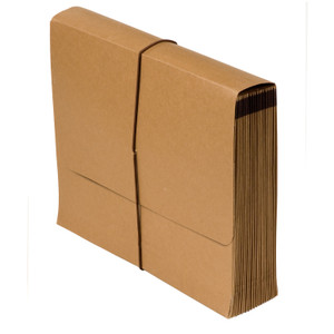 AbilityOne 7520014376365 SKILCRAFT Expanding File, 15" Expansion, 21 Section, Elastic Cord Closure, 2/5-Cut A-Z Tabs, Letter Size, Brown (NSN4376365) View Product Image