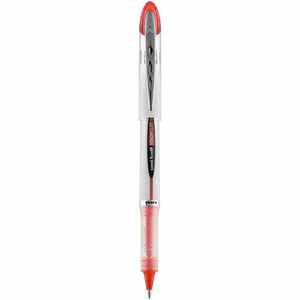 uniball™ Vision Elite Rollerball Pen - 0.8 mm Bold Pen Point - Refillable - Red Ink - Pigment-based Product Image 