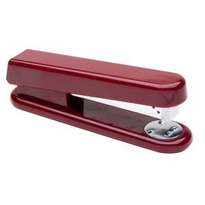 AbilityOne 7520014679434 SKILCRAFT Standard/Light-Duty Stapler, 20-Sheet Capacity, Burgundy (NSN4679434) View Product Image