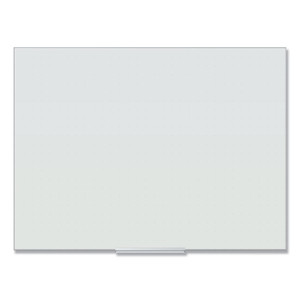 U Brands Floating Glass Ghost Grid Dry Erase Board, 47 x 35, White (UBR2799U0001) View Product Image