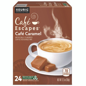 Caf Escapes Cafe Caramel K-Cups, 24/Box View Product Image