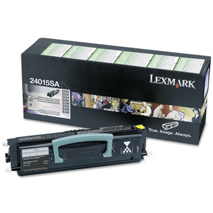Lexmark 24015SA Return Program Toner, 2,500 Page-Yield, Black (LEX24015SA) View Product Image