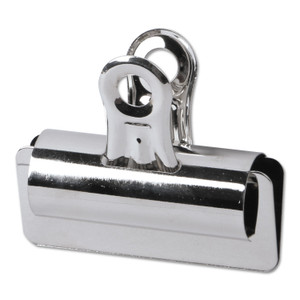 Universal Bulldog Clips, Large, Nickel, 12/Pack View Product Image