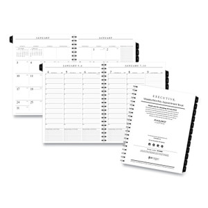 AT-A-GLANCE Executive Weekly/Monthly Planner Refill with 15-Minute Appointments, 11 x 8.25, White Sheets, 12-Month (Jan to Dec): 2024 View Product Image