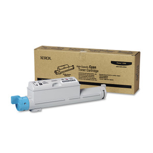 Xerox 106R01218 High-Yield Toner, 12,000 Page-Yield, Cyan (XER106R01218) View Product Image