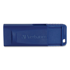 Verbatim Classic USB 2.0 Flash Drive, 4 GB, Blue (VER97087) View Product Image