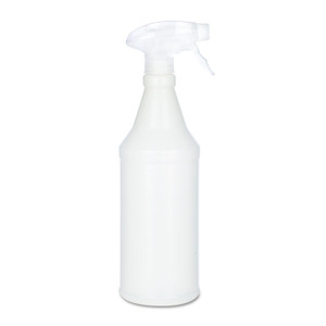 AbilityOne 8125015770210, SKILCRAFT, Spray Bottle Applicator, Trigger-Type, 24 oz, Opaque, 3/Pack (NSN5770210) View Product Image