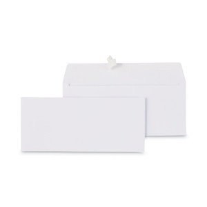 Universal Peel Seal Strip Business Envelope, #9, Square Flap, Self-Adhesive Closure, 3.88 x 8.88, White, 500/Box (UNV36001) View Product Image