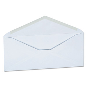 Universal Open-Side Business Envelope, #10, Monarch Flap, Gummed Closure, 4.13 x 9.5, White, 250/Carton View Product Image