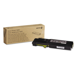 Xerox 106R02227 High-Yield Toner, 6,000 Page-Yield, Yellow (XER106R02227) View Product Image