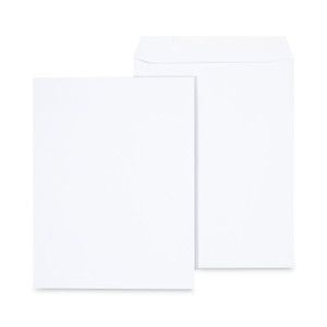 Universal Peel Seal Strip Catalog Envelope, #13 1/2, Square Flap, Self-Adhesive Closure, 10 x 13, White, 100/Box Product Image