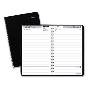 AT-A-GLANCE DayMinder Daily Appointment Book, 8 x 5, Black Cover, 12-Month (Jan to Dec): 2024 AAGSK4600 View Product Image