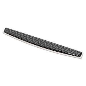 Fellowes Photo Gel Keyboard Wrist Rest with Microban Protection, 18.5 x 2.31, Chevron Design (FEL9550001) View Product Image