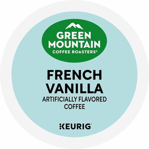 Green Mountain Coffee Roasters K-Cup French Vanilla Coffee - Compatible with Keurig Brewer - Regular - Light - K-Cup - 24/Box Product Image 