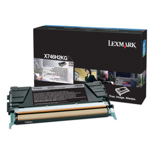 Lexmark X746H2KG High-Yield Toner, 12,000 Page-Yield, Black (LEXX746H2KG) View Product Image