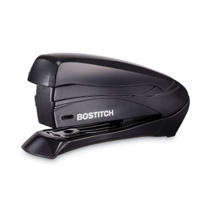 Bostitch Inspire Spring-Powered Half-Strip Compact Stapler, 15-Sheet Capacity, Black View Product Image