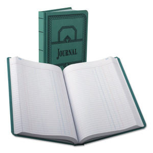 Boorum & Pease Account Journal, Journal-Style Rule, Blue Cover, 11.75 x 7.25 Sheets, 500 Sheets/Book (BOR66500J) View Product Image